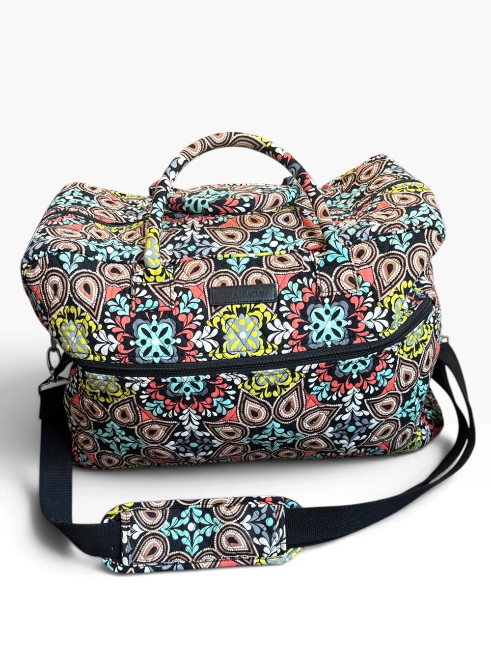 Vera Bradley Grand Traveler Bag “Sierra” Paisley Large Duffle Weekender